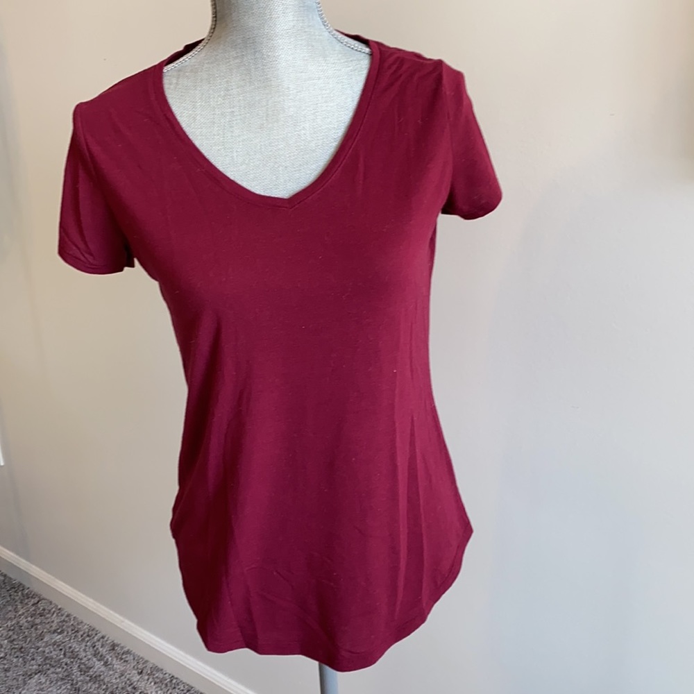 Soft relaxed V neck